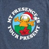 Men's - Garfield - My Presence Is Your Present Christmas Short Sleeve Graphic T-Shirt - 2 of 4