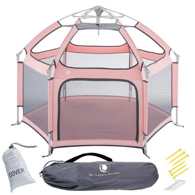 Image of POP 'N GO Pack and Play Playpen - Portable Play Yard for Babies & Kids w/ Travel Bag - Pink