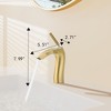 PAGED Single Handle Bathroom Sink Faucet,Bathroom Faucet for Home Sinks - 3 of 4
