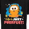 Women's - Garfield - Life Is Just Purrfect Short Sleeve Graphic T-Shirt - 2 of 4