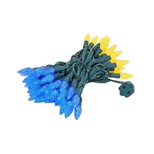Novelty Lights C6 LED Christmas String Lights 70 Strawberry Bulbs (Green Wire, 24 Feet) - 1 of 4