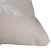 16"x16" Orara Studio Snowflake Painting Square Throw Pillow Beige - Deny Designs - 2 of 4