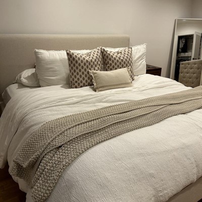 Chunky Knit Bed Blanket - Casaluna™ : Target