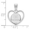 Black Bow Jewelry Sterling Silver The Citadel Bulldogs NCAA Pendant - 2 of 3