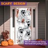 SYNCFUN 30’’x72’’ Halloween Scary Skeleton Door Cover Decoration, Haunted House Halloween Stickers Party Supplies Favors Garage Door Window Wall Cover - 2 of 4