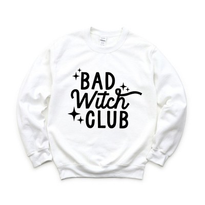 Simply Sage Market Women's Graphic Sweatshirt Bad Witch Club Puff Print