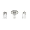 Savoy House Sacremento 3 - Light Vanity in  Satin Nickel - 2 of 4