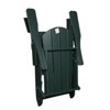 FONTOI Folding Adirondack Chair with Relaxing Stackable Arm Rest Ergonomic HDPE for All-Weather, 34.25*34.5*29.5 - 4 of 4