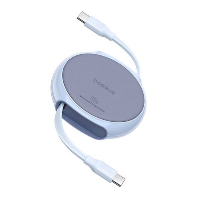 Baseus Pathfinder Series Free2Draw 3' 100W USB-C to USB-C Fast Charging Data Cable - Galaxy Blue