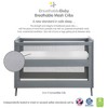 BreathableBaby Breathable Mesh 3-in-1 Convertible Crib, Gray, Greenguard Gold Certified - 2 of 4