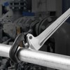 VEVOR Pipe Wrench, 18" Aluminum Straight Pipe Wrench, Automatic Jaw Adjustment, Adjustable Plumbing Wrench, Easy to Carry, Ergonomic Handle, Silver - 2 of 4