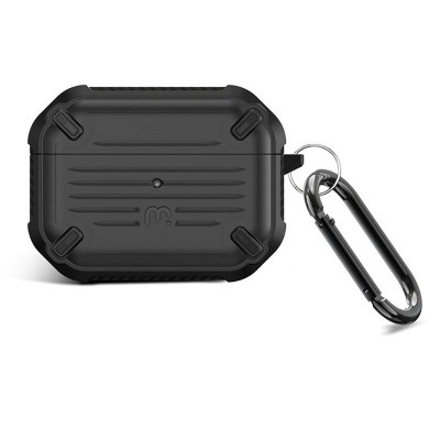 MyBat Pro Armor Series Case Compatible With Apple AirPods Pro with Wireless Charging Case - Black / Black