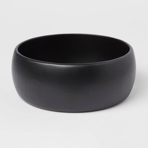 118oz Acacia Modern Serving Bowl Black - Threshold™ - 1 of 3