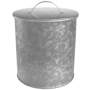 Amici Home Newport Collection Galvanized Metal Storage Canister, Food Safe - 1 of 4