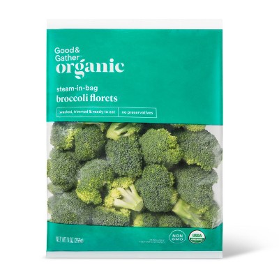 Organic Broccoli Florets - 9oz - Good & Gather™