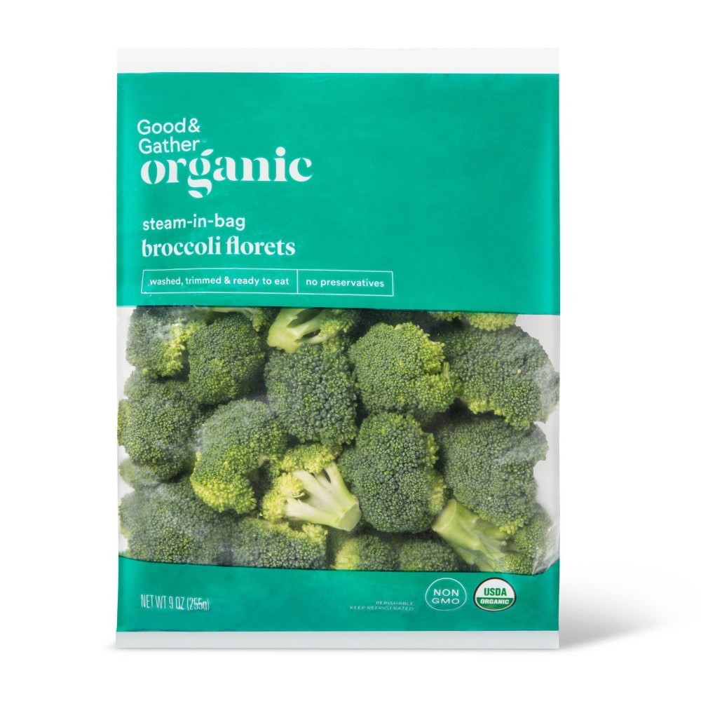 STEAM-IN-BAG BROCCOLI FLORETS