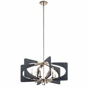 Kichler Lighting Alscar 6 - Light Chandelier in  Driftwood Grey - 1 of 4