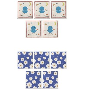 Unique Bargains Super Absorbent Lightweight Reusable Kitchen Dish Towels 10 Packs - 1 of 4