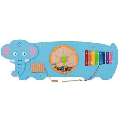 Learning Advantage Elephant Activity Wall Panel - 18m+ - Toddler Activity Center
