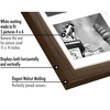 Americanflat 11x14 Collage Picture Frame in Walnut with Five 4x6 Picture Displays - Shatter Resistant Glass Horizontal and Vertical Formats for Wall - 3 of 4