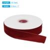 Unique Bargains Soft Single Face Spool Silky Velvet Ribbon for Bouquets DIY Crafts - 2 of 3