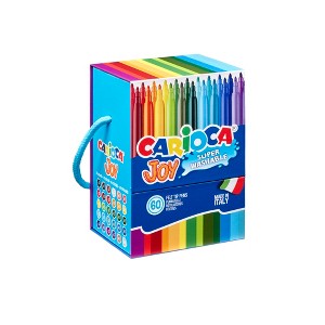 CARIOCA Joy Washable Hard Box Fine Tip Felt Tip Pens - 60 Pieces - 1 of 4