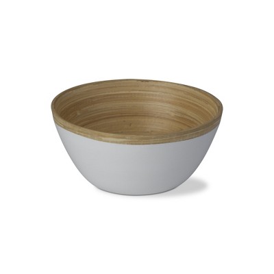 tagltd Bamboo Lacquer Serving Bowl Small Dinnerware Serving Dish