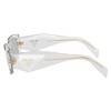 Prada PR 17WSF 12R30B Womens Rectangle Sunglasses Transparent Grey 51mm - 3 of 3