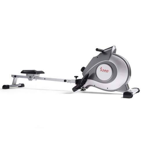 Sunny Health Fitness Magnetic Rowing Machine Silver Target