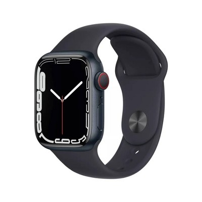 Apple Watch Series 7 GPS + Cellular 45mm Midnight Aluminum Case with Midnight Sport Band - Target Certified Refurbished