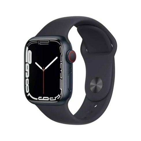 Refurbished Apple Watch Series 7 GPS + Cellular, 45mm Silver Stainless  Steel Case with Starlight Sport Band - Apple