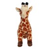 Aurora Medium Giraffe Hand Puppet Interactive Stuffed Animal Brown 12" - image 2 of 4