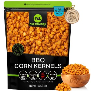 NUT CRAVINGS - Toasted Crunchy Corn Kernels - BBQ Flavor Roasted ...