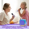 Joyfy Kids Karaoke Machine w/ 2 Wireless Mics for Kids and Adults, Bluetooth Speaker Toys, Birthday Christmas Girls Gift for Kids 3-12+, Purple - 2 of 4