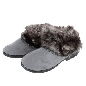 Isotoner Women's Recycled Microsuede Mallory Boot Slipper - 1 of 3