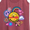 Women's - Peanuts - Woodstock Peace And Love Flair Graphic Racerback Tank - 2 of 4