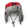 Dogo Pet Fashions Trapper Dog Hat - Red Plaid - 2 of 4