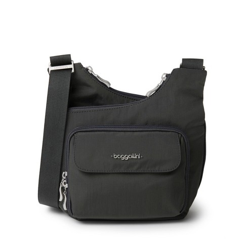 Baggallini Women's Criss Cross Bag Crossbody Bag - Charcoal : Target