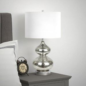 Hudson and Canal 23.5" Tall Table Lamp with Fabric Shade - 1 of 4