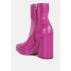 Tintin Square Toe Ankle Heeled Boots Women - 3 of 4