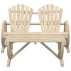 vidaXL 2 Piece Patio Lounge Set Solid Wood Fir - 3 of 4
