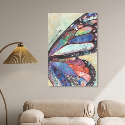 Colorful Butterfly Canvas Wall Art, 30" x 45", Gallery Wrapped
