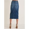 VENUS Womens Denim Midi Skirt - 3 of 4