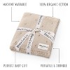 Luxury 100% Organic Cotton Pointelle Baby Receiving Swaddle Blanket for Infants Boys and Girls - 3 of 4