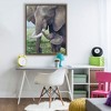 Stupell Industries Baby Elephant And Mother Floating Frame Canvas Art - 3 of 4