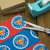 Justice League Superman Athletic Logo Gift Wrap 30" x 72" - 4 of 4