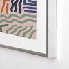 Nick Quintero Arid Contour Metal Framed Art Print - Deny Designs - 4 of 4