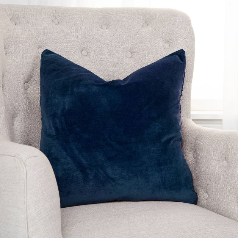 22"x22" Oversize Poly Filled Solid Square Throw Pillow - Rizzy Home, 5 of 8
