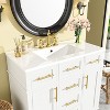 TIRAMISUBEST 36"W Bathroom Vanity Cabinet with Sink, Versatile Storage Cabinet with Soft Close Doors & Hidden Drawers - 4 of 4