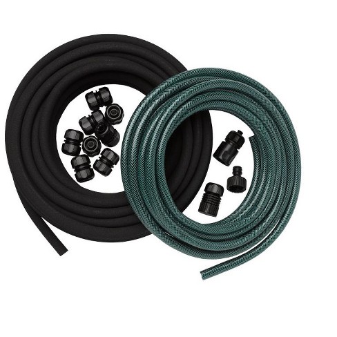 Snip N Drip Soaker Hose System Drip Irrigation With Fittings 1 2 Inch By 50 Feet Includes Quick Connect Gardener S Supply Co Target